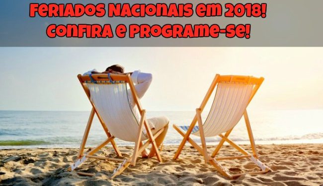 Feriados Nacionais em 2018