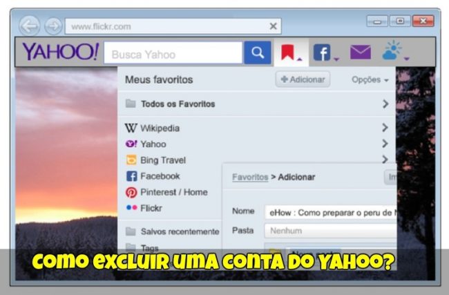 Como Excluir uma Conta do Yahoo?