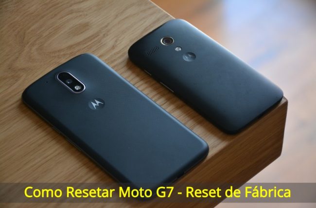 Como Resetar Moto G7 – Reset de Fábrica
