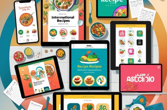 Como Encontrar Aplicativos de Receitas Internacionais para Aumentar Seu Repertório