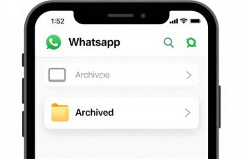 WhatsApp Arquivado Some Sozinho